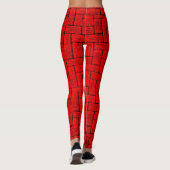 Leggings Red Lincoln Logs (Dos)