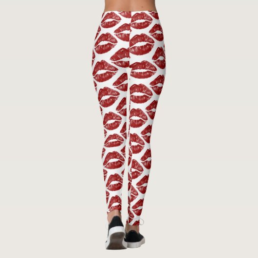 Leggings Red Lips Saint-Valentin (Dos)