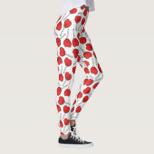 Leggings Red Lollipops, Heart Lollipops, Lollipop Pattern (Droite)