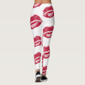 Leggings Red Multi Lips (Dos)