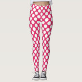 Leggings Red Polka Dot Custom – Elegant Fashion (Devant)