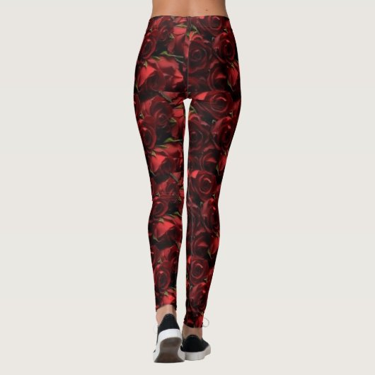 Leggings Red Rose (Dos)