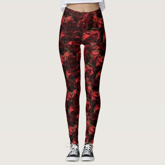 Leggings Red Rose (Devant)