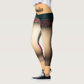 Leggings Red Rose Flavours Black Orange Special (Gauche)