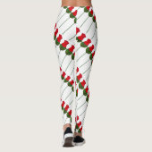 Leggings Red Rose Rose Saint Valentin Légendes Fleurs (Dos)