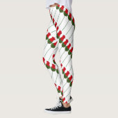 Leggings Red Rose Rose Saint Valentin Légendes Fleurs (Gauche)