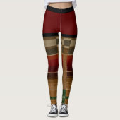 LEGGINGS - RED SALSA (Voorkant)