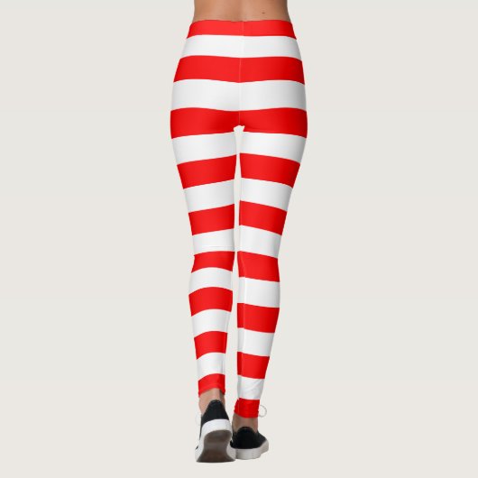Leggings Red Stripes (Dos)