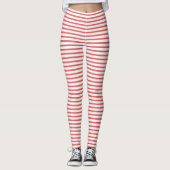 Leggings Red stripes (Devant)