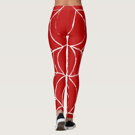 Leggings Red Web (Dos)