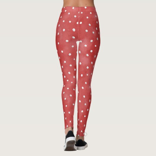 Leggings Red White Dots (Dos)