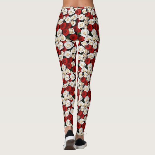 Leggings RedandWhiteRoses (Dos)