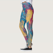 Leggings Reef Garden Balloon Painting Studio Art (Gauche)