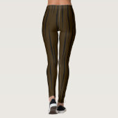 Leggings Refined Black Unique Flames Brown (Dos)