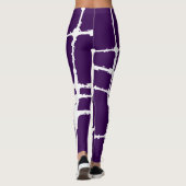 Leggings Refined White Light Grunge Modern Dirty Mesh (Dos)