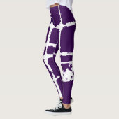 Leggings Refined White Light Grunge Modern Dirty Mesh (Gauche)