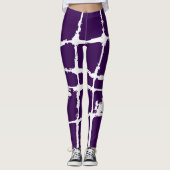Leggings Refined White Light Grunge Modern Dirty Mesh (Devant)