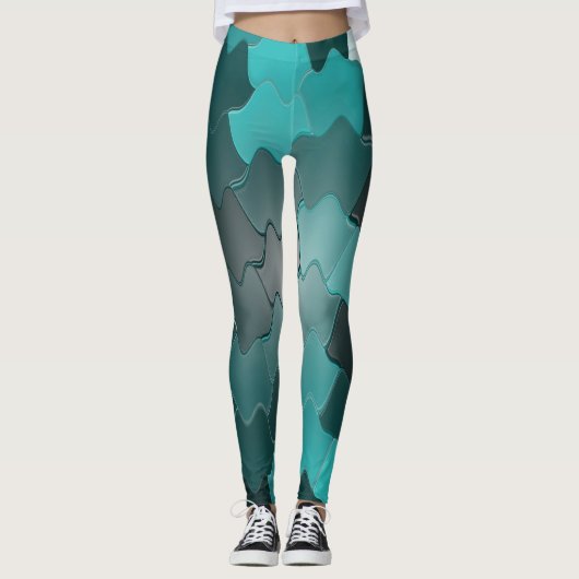 Leggings Reflets brillants dans la mer.... (Devant)