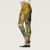 Leggings Reflets d'automne dans le ruisseau Vertical (Gauche)