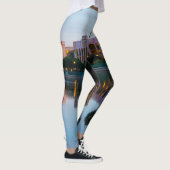 Leggings Reflets du complexe hôtelier en soirée (Droite)