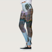 Leggings Reflets du complexe hôtelier en soirée (Gauche)