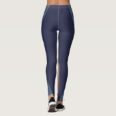 Leggings Réflexion arc-en-ciel dans un style rétro (Dos)