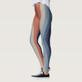 Leggings Réflexion arc-en-ciel dans un style rétro (Gauche)