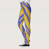 Leggings Réflexion de vagues de nuage doré (Gauche)