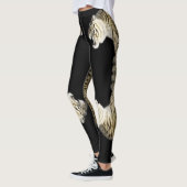 Leggings Réflexions d'une jambe de tigre - classique (Gauche)
