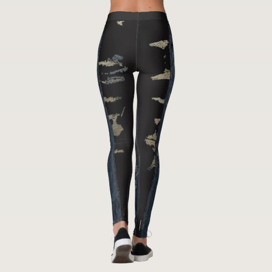 Leggings Refuser l'impression des légumineuses (Dos)