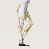 Leggings Regal Marble Seamless Pattern – Gold Baroque (Droite)