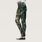 Leggings Regard de Méduse Tête de Mort aux Serpents (Gauche)