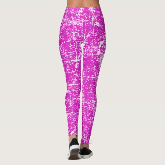 Leggings Regard rose (Dos)