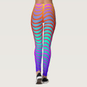 Leggings regenbooggolven (Achterkant)