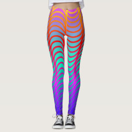 Leggings regenbooggolven