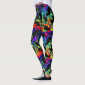 Leggings regenboogkat (Links)