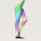 Leggings - Regenboogkleuren in witte afbeelding (Rechts)