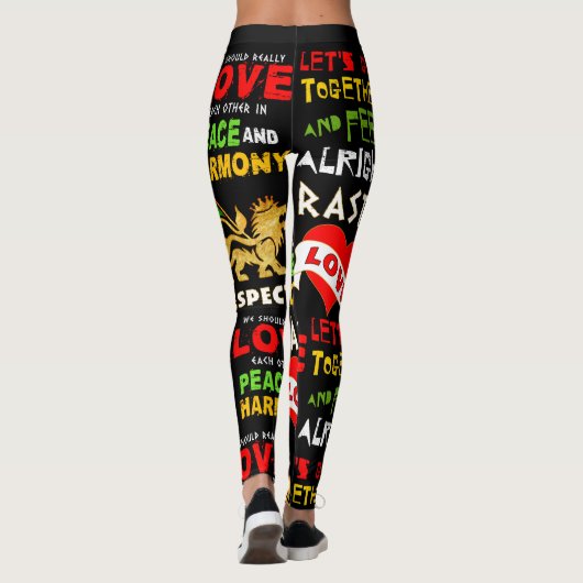 Leggings Reggae Rasta (Dos)