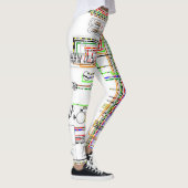 Leggings Régime électrique coloré (Droite)