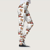 Leggings Reindeer Puzzled drôle Caractère de Noël (Droite)
