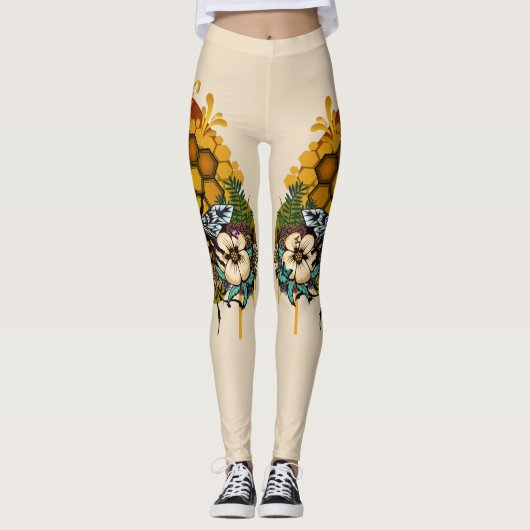 Leggings Reine des abeilles (Devant)