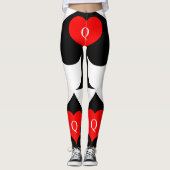 Leggings Reine noire des pique Coeur rouge Thunder_Cove (Devant)