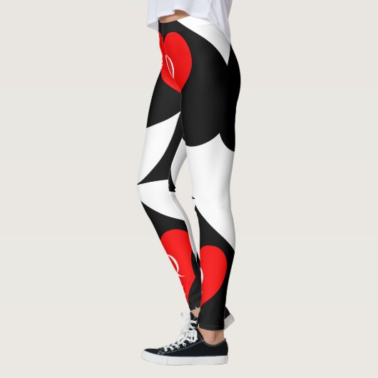 Leggings Reine noire des pique Coeur rouge Thunder_Cove (Gauche)