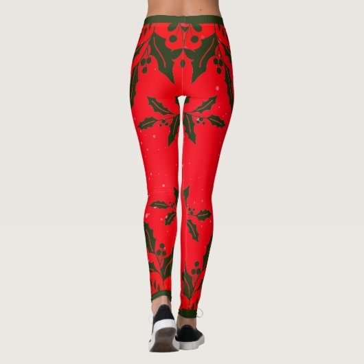 LEGGINGS REJETÉES HOLLY ROUGES (Dos)