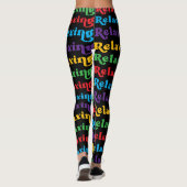 Leggings Relaxant, multicolore, rétro (Dos)