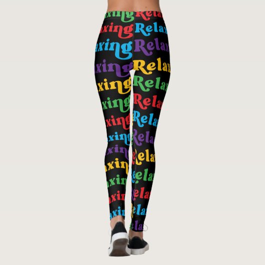 Leggings Relaxant, multicolore, rétro (Dos)
