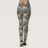 Leggings Remarques sur les rideaux - gothique victorien (Dos)