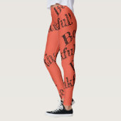 Leggings Remerciez le message de Thanksgiving (Gauche)