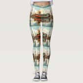 Leggings Remorque Caravan vintage RV Thunder_Cove (Devant)