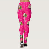 Leggings remorque flamingo de noël (Dos)